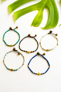 Matte Ceramic Hamsa Bracelet | Shop Bali Queen