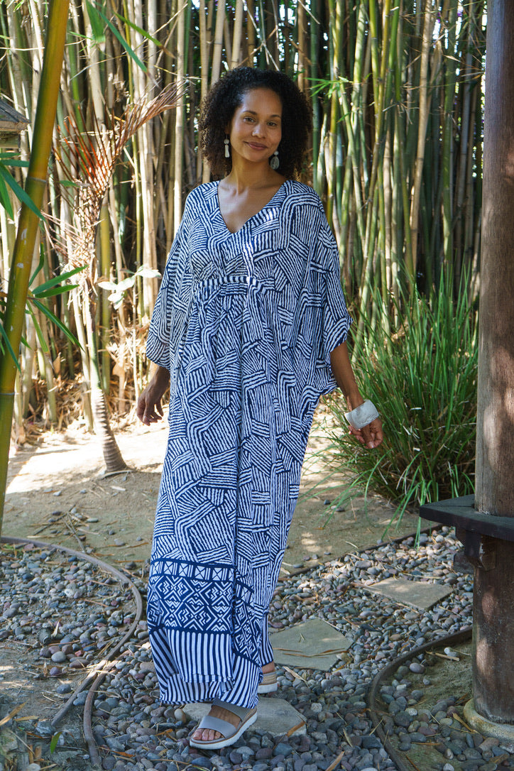 Mojave Cinched Long Caftan | Shop Bali Queen