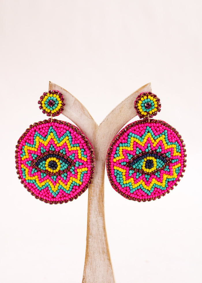 Tiki-licious Evil Eye Earrings | Shop Bali Queen