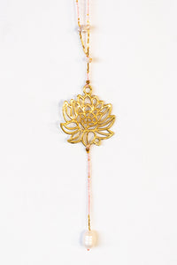 Lotus Pearl Necklace | Shop Bali Queen