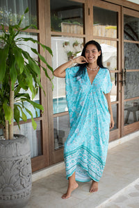 Beach Bloom Long Caftan
