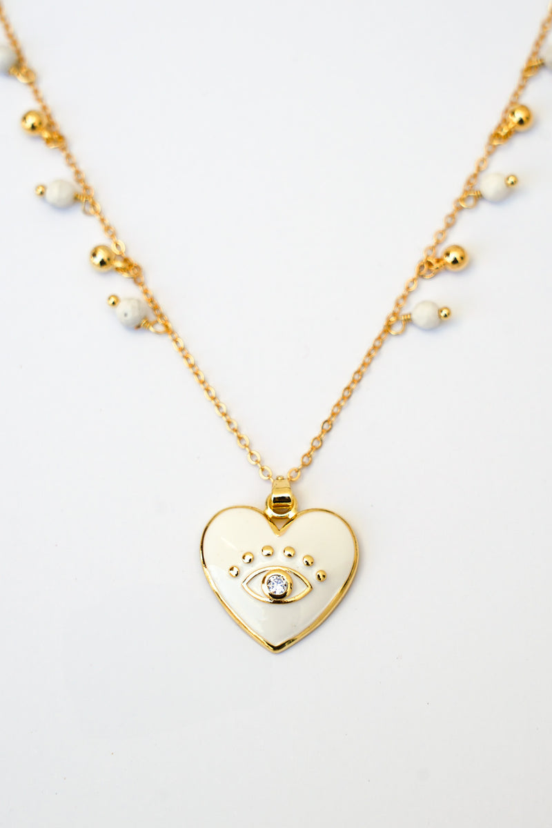 Isla Heart Charm Necklace | Shop Bali Queen