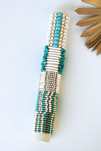 50pc Surfy Turquoise Stone Fimo Tube | Shop Bali Queen