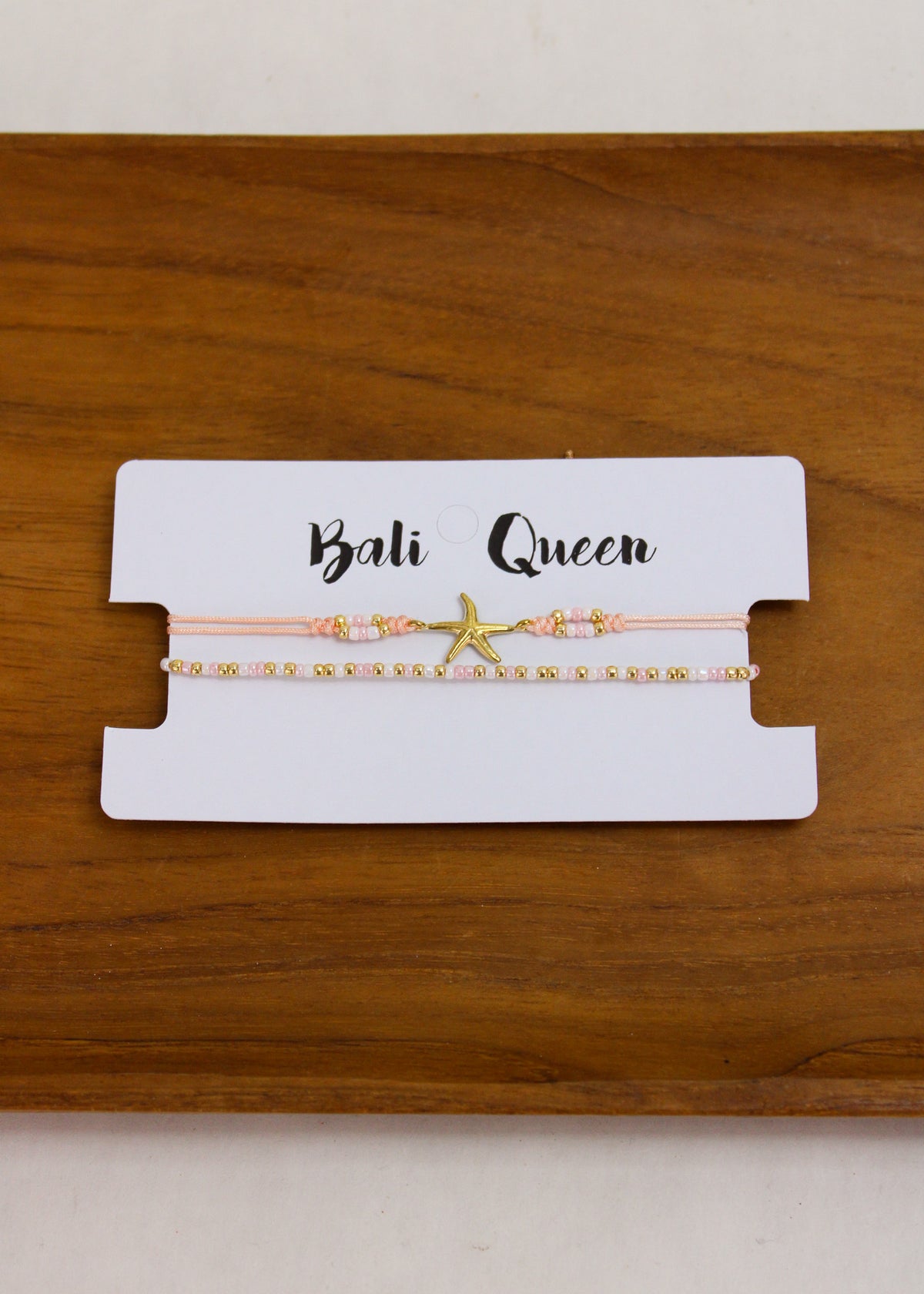 Starfish Crystal 2 Pack Bracelets