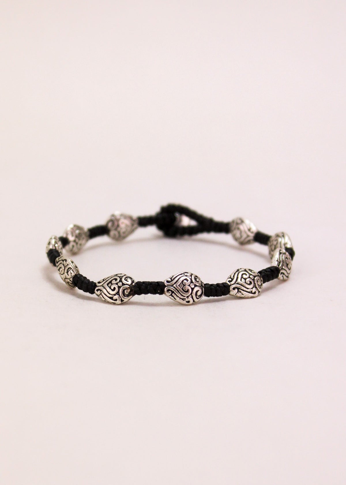 Teardrop Scroll Alloy Bracelet #68