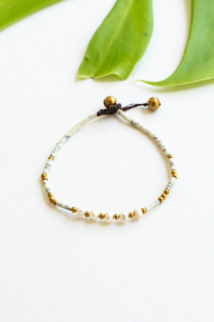 5-Pearl Delicate Bracelet | Shop Bali Queen