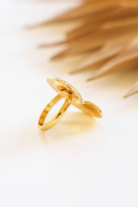Sundial Gold Shell Rings | Shop Bali Queen