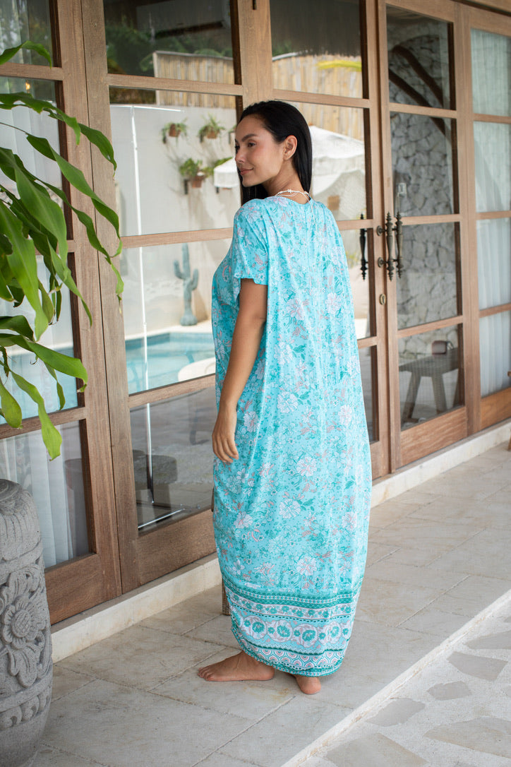 Beach Bloom Long Caftan