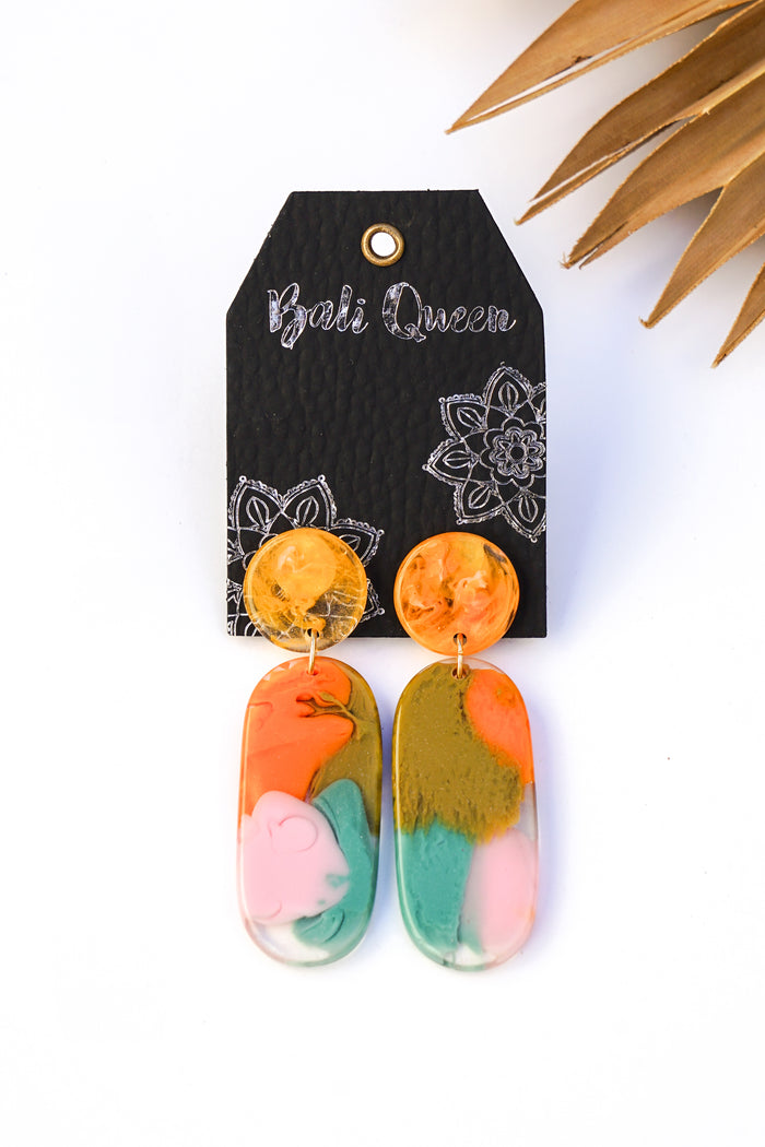Palm Paint Earring | Shop Bali Queen