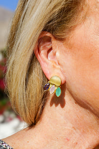 Dasha Lotus Stud Earring | Shop Bali Queen