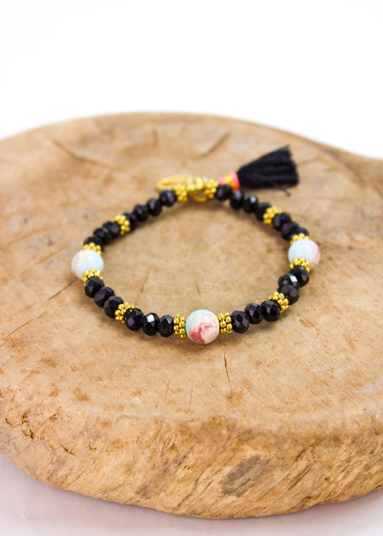 Junie Marble Stretch Bracelet | Shop Bali Queen