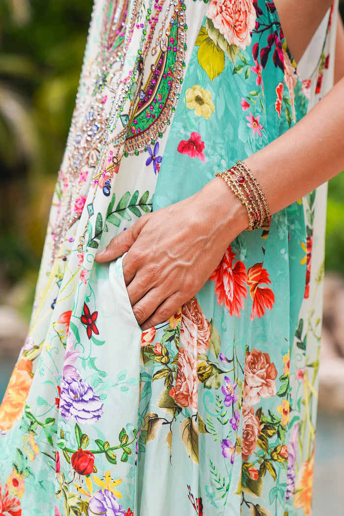 Thai Crystal Wrap Bracelet