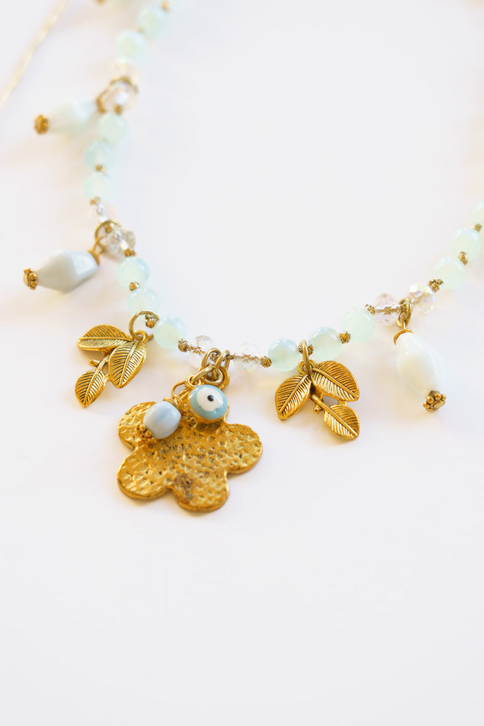 Golden Bloom Charm Necklace | Shop Bali Queen