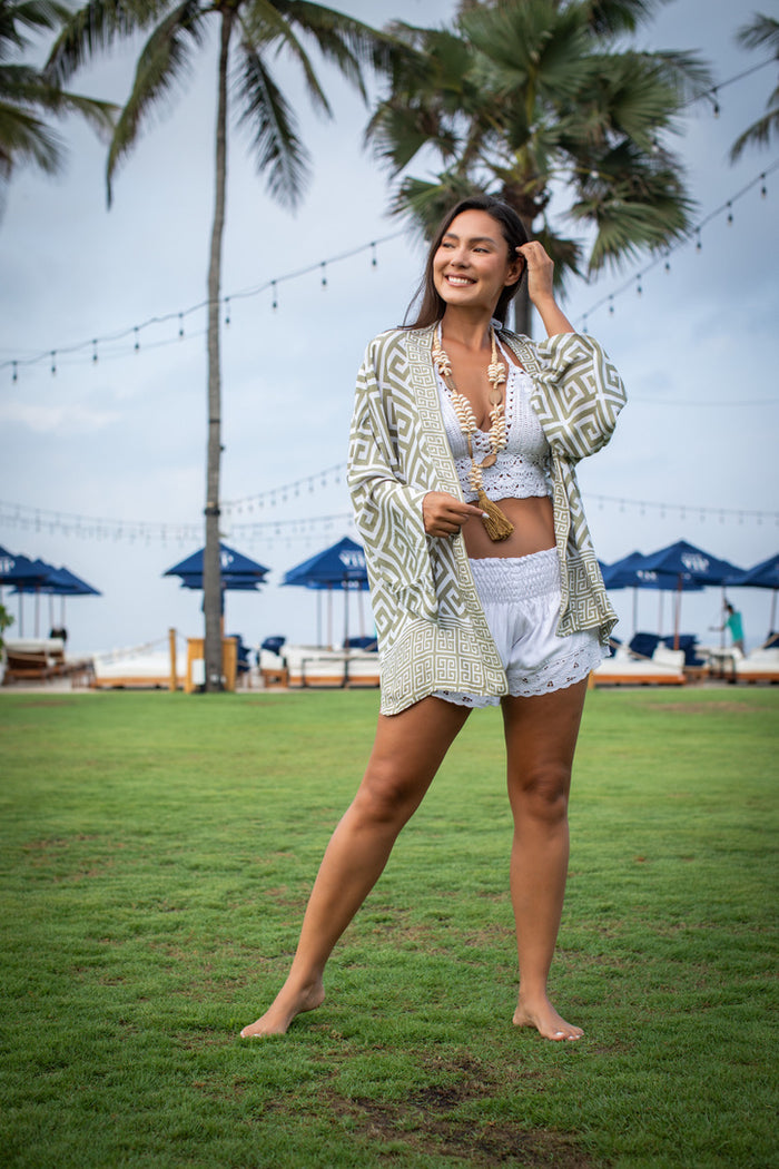 Tribal Tides Tie Kimono | Shop Bali Queen