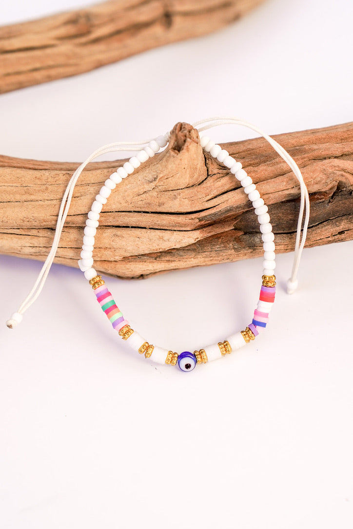 Mini Evil Eye Fimo Bracelet | Shop Bali Queen