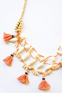Cabana Shell Tassel Necklace | Shop Bali Queen
