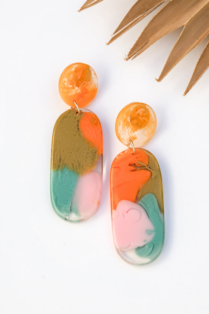 Palm Paint Earring | Shop Bali Queen