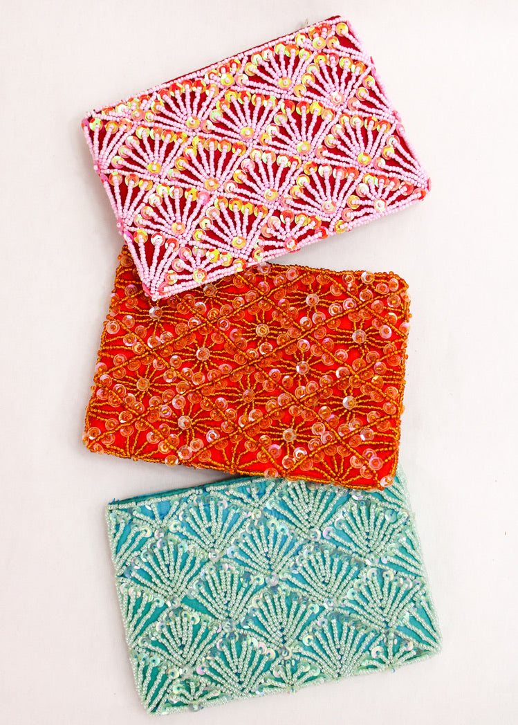 Fun in the Sun Beaded Clutch