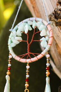 Mini Crystal & Stone Tree of Life Dreamcatcher | Shop Bali Queen