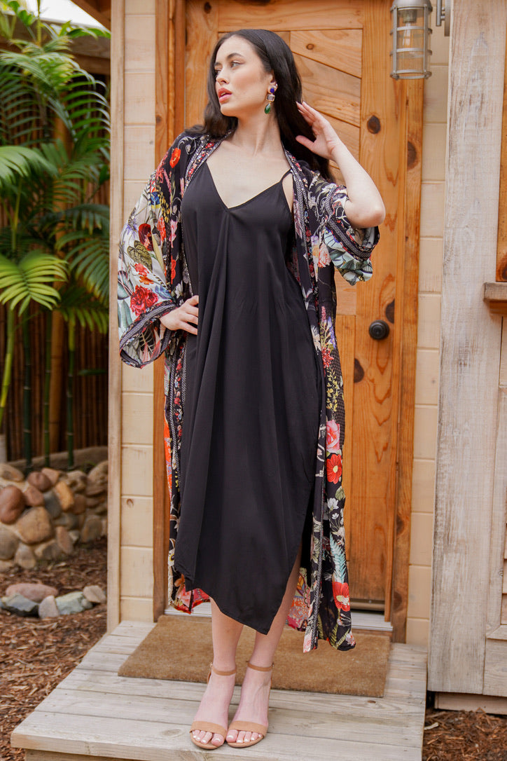 Bombay Tie Jeweled Kimono | Shop Bali Queen