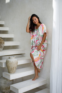 Kiki High Low Caftan | Shop Bali Queen