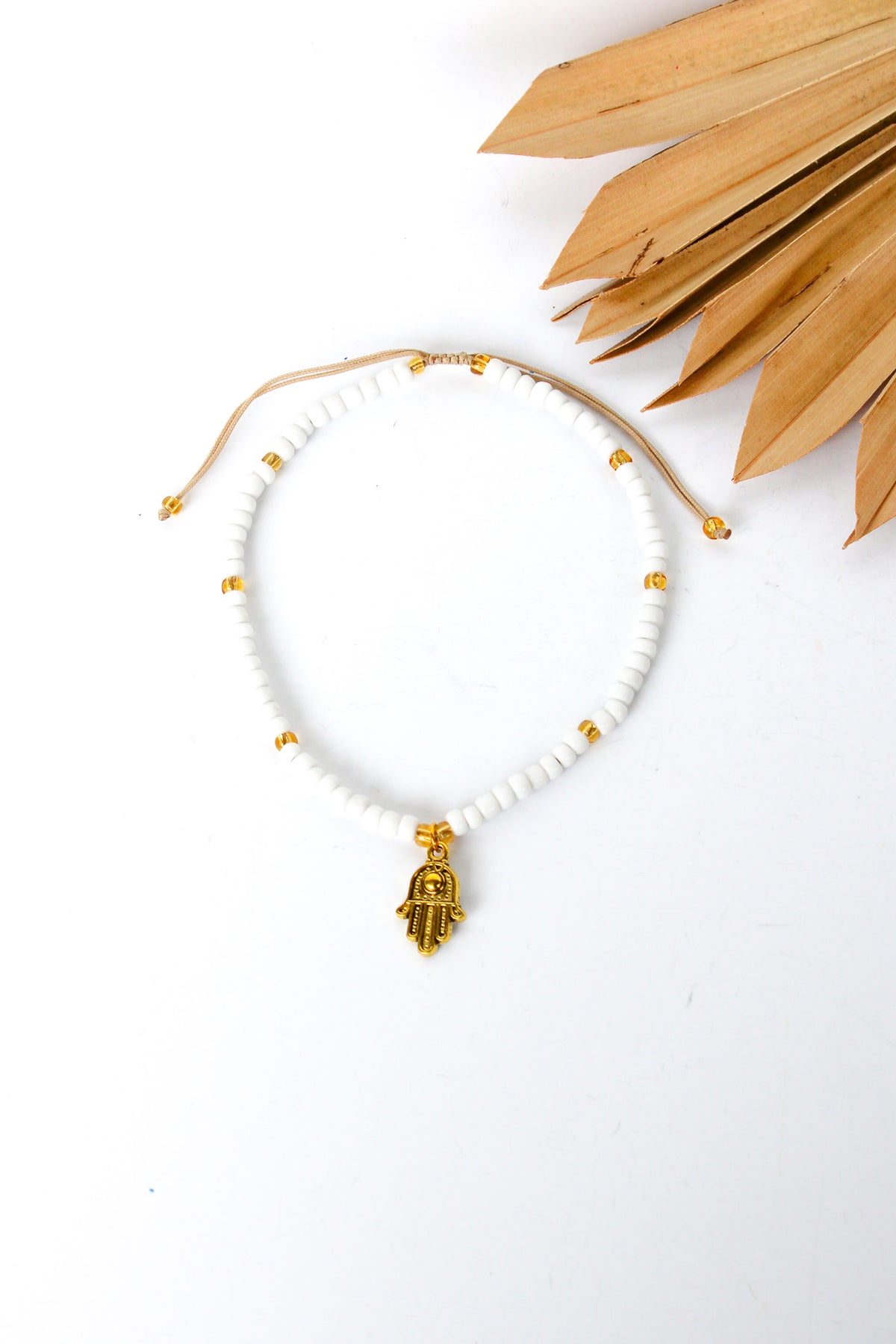 Under the Sun Solid Hamsa Anklet | Shop Bali Queen