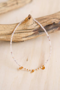 Gold Disc and Gemstone Anklet | Shop Bali Queen