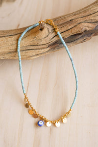 Evil Eye Disc Anklet | Shop Bali Queen