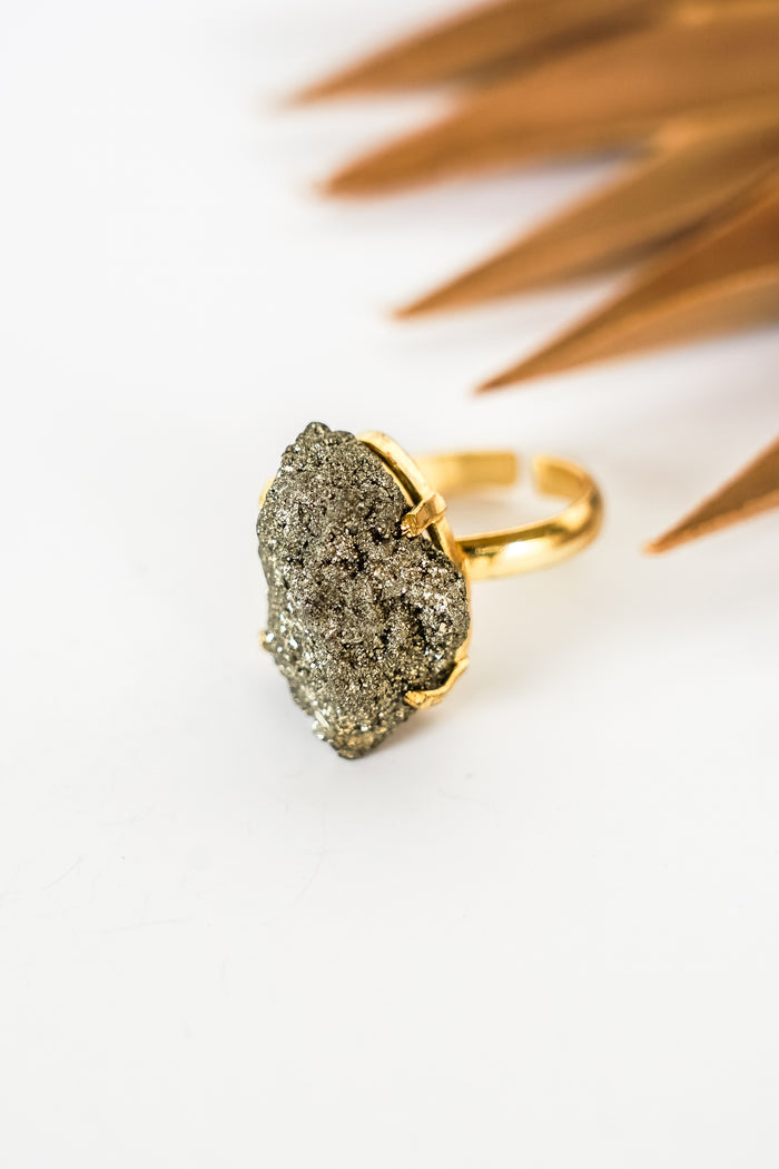 Dasha Hematite Ring | Shop Bali Queen