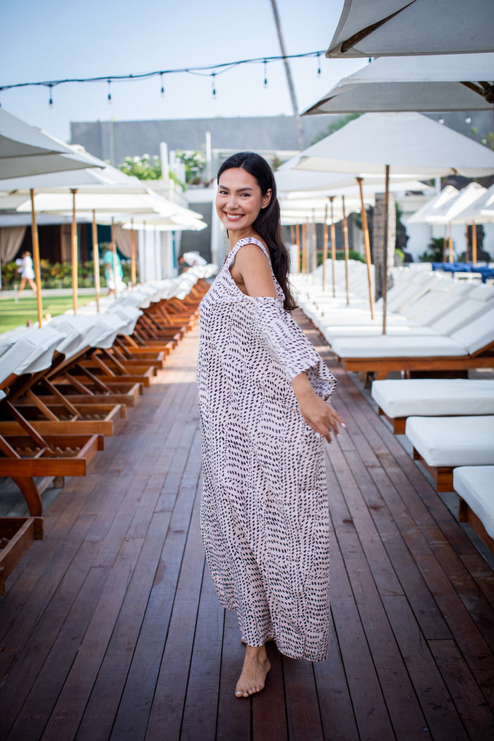 Nativa Open Shoulder Caftan
