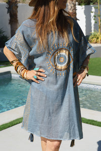 Evil Eye Mosaic Caftan | Shop Bali Queen