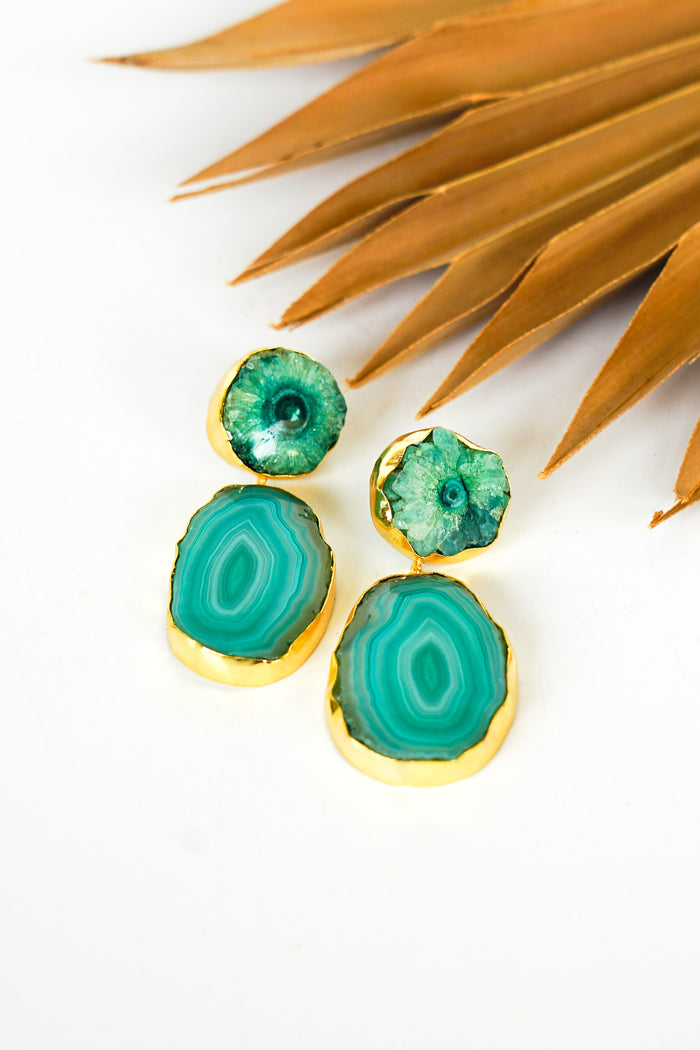 Dasha Solar Quartz Drop Earring | Shop Bali Queen