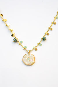 Hamsa Shine Light Coin Necklace | Shop Bali Queen