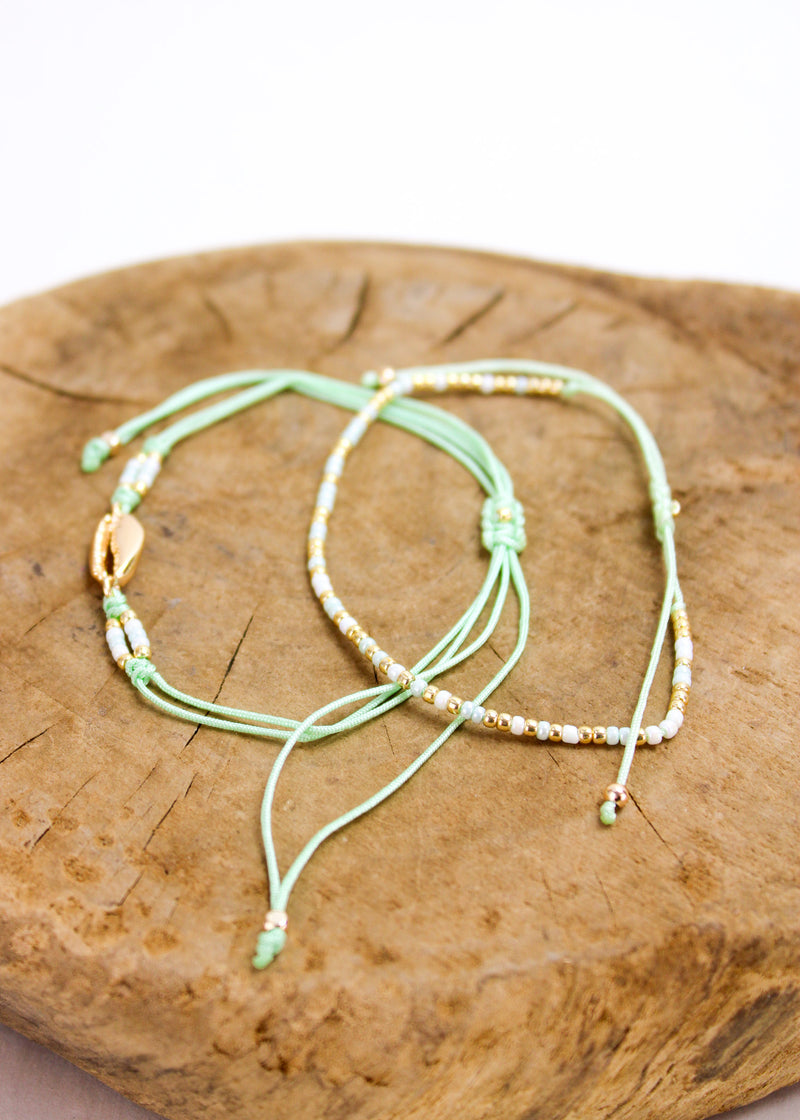 Cowrie Crystal 2 Pack Bracelets | Shop Bali Queen