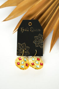 Dasha Mosaic Medallion Earring | Shop Bali Queen