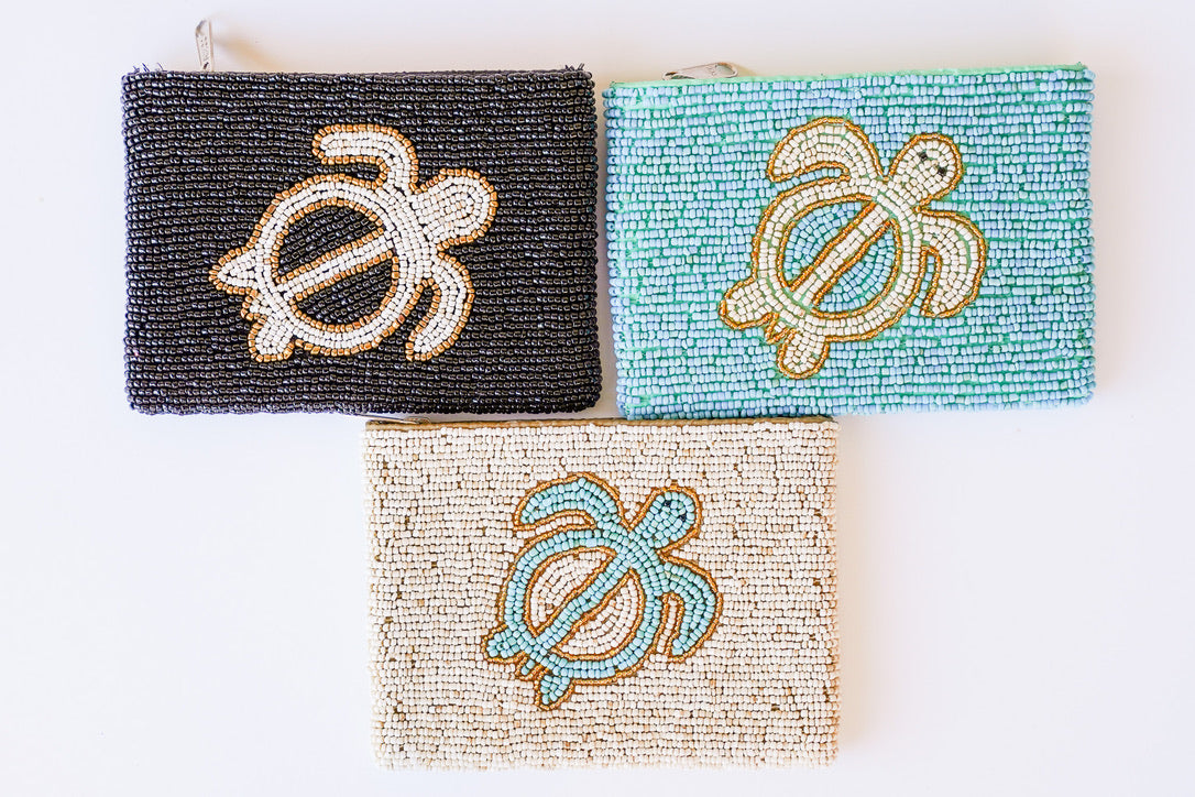 Turtle Beaded Coin Bag | Shop Bali Queen