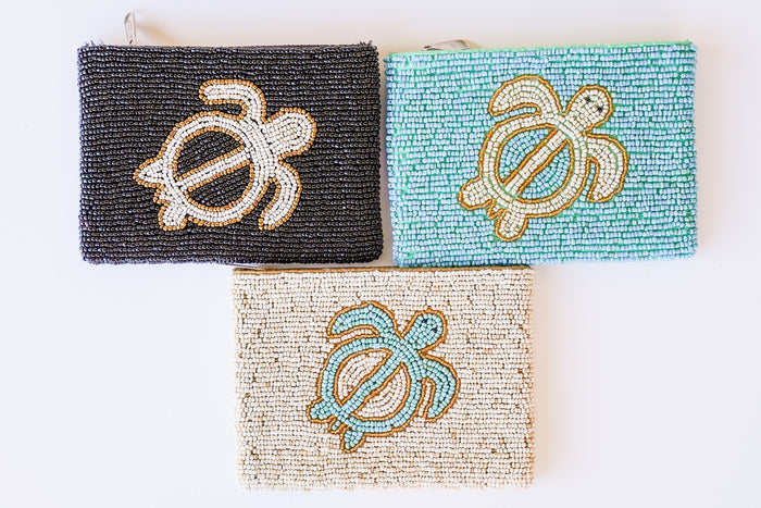 Turtle Beaded Coin Bag | Shop Bali Queen