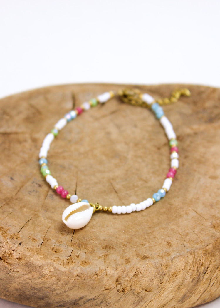 Catalina Cowrie Anklet