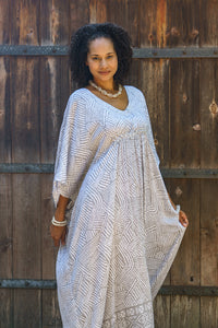 Mojave Cinched Long Caftan | Shop Bali Queen