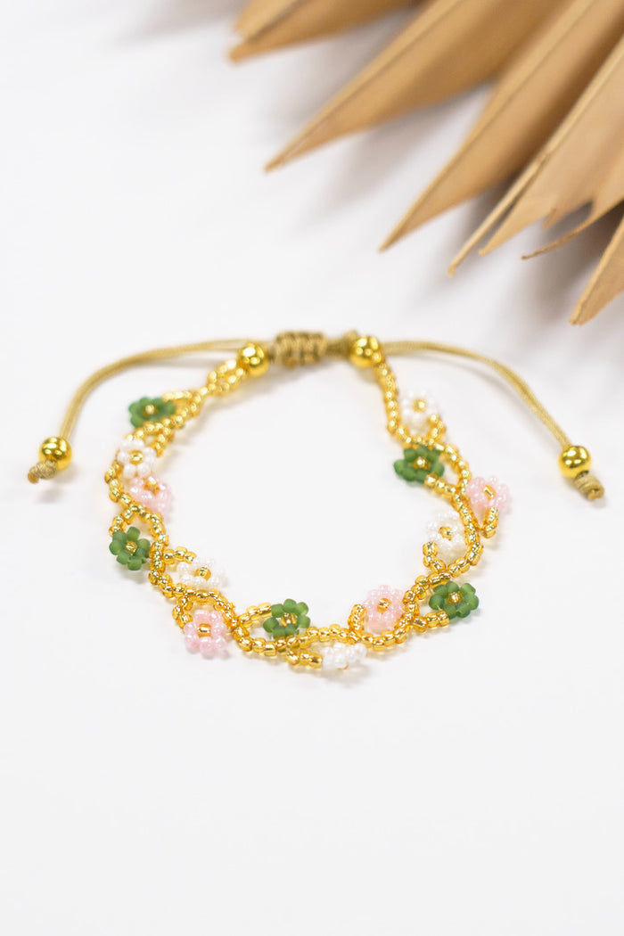 Camellia Flower Pull Anklet | Shop Bali Queen