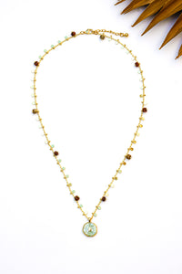 Hamsa Shine Light Coin Necklace | Shop Bali Queen