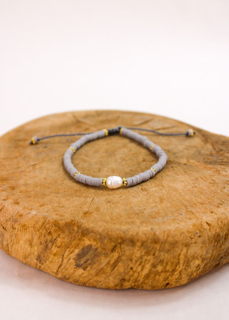 Fimo Single Pearl Pull Bracelet | Shop Bali Queen