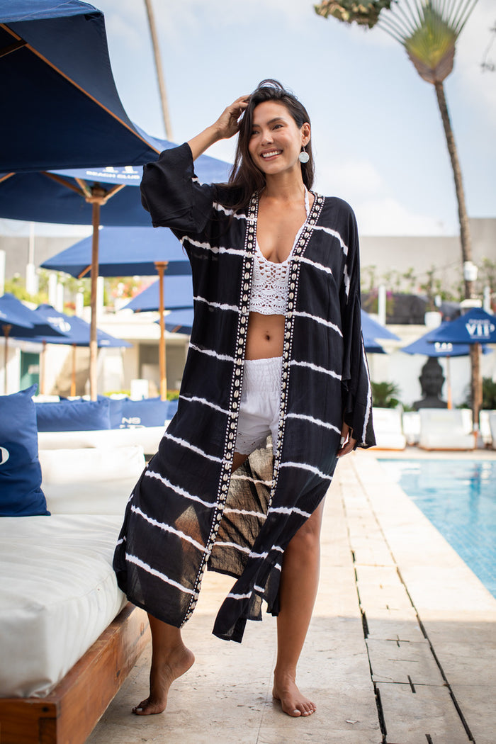 Lana Shell Long Kimono | Shop Bali Queen