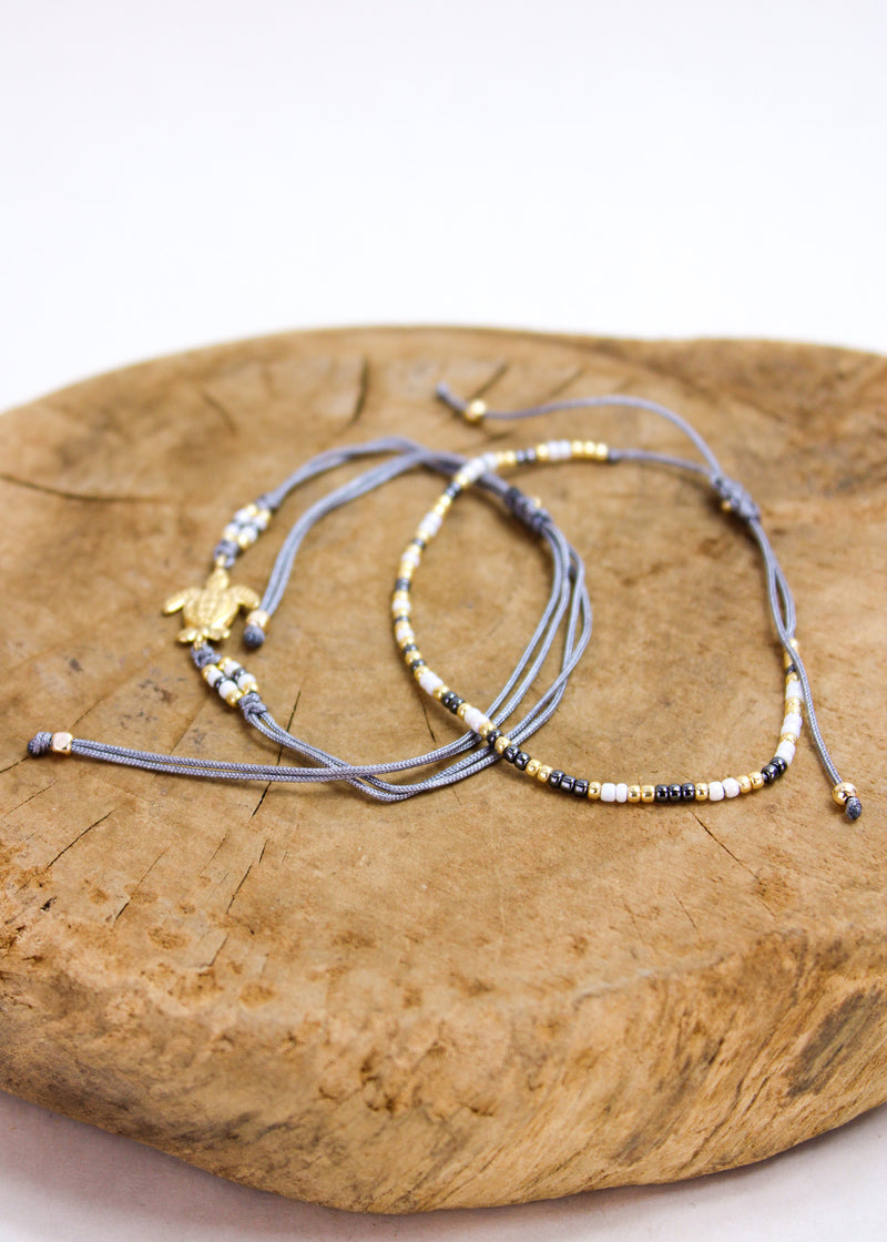 Turtle Crystal 2 Pack Bracelets | Shop Bali Queen