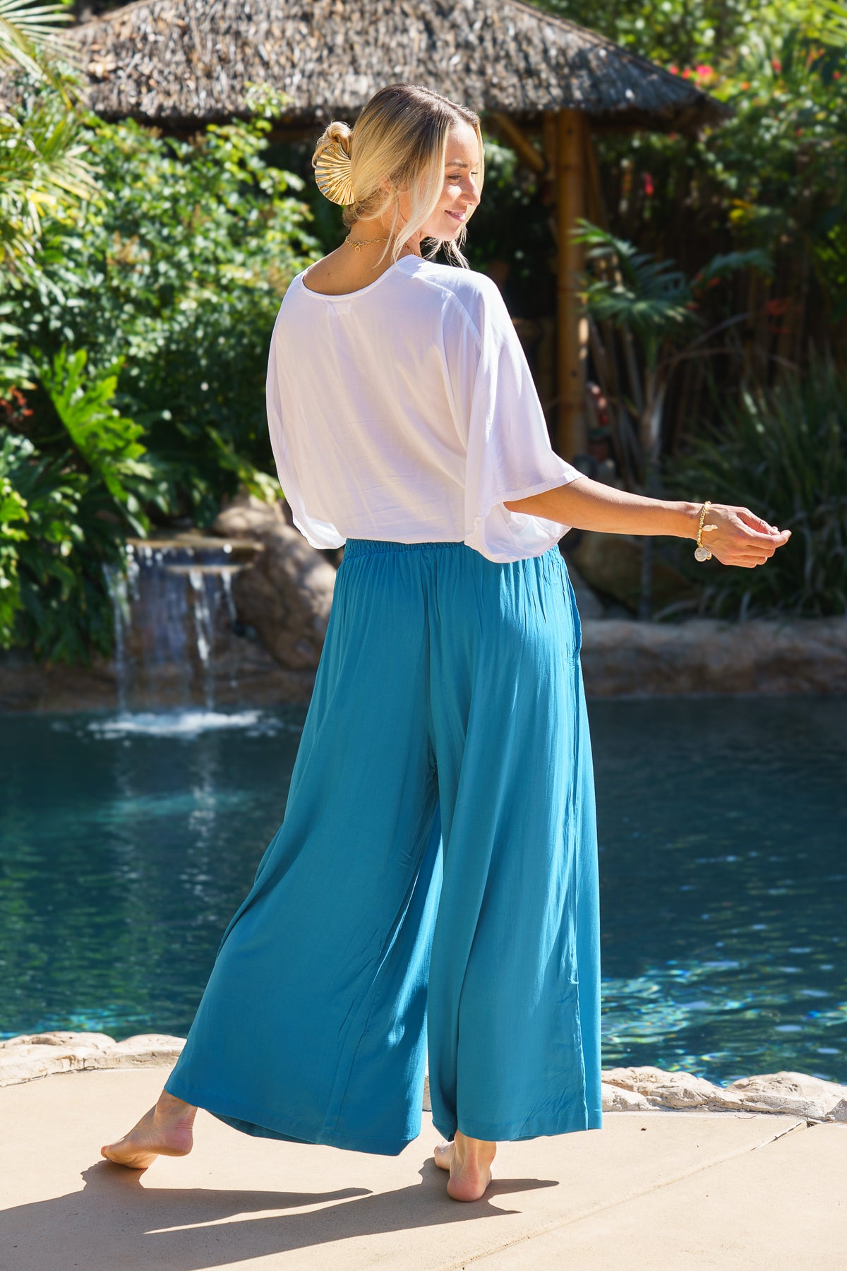 Solid Wide Leg Pant | Shop Bali Queen