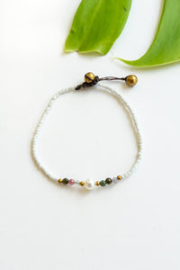 Single Pearl Crystal Bracelet | Shop Bali Queen