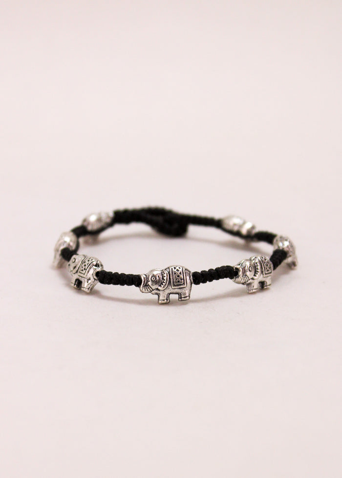 Lucky Elephant Alloy Bracelet #91 | Shop Bali Queen
