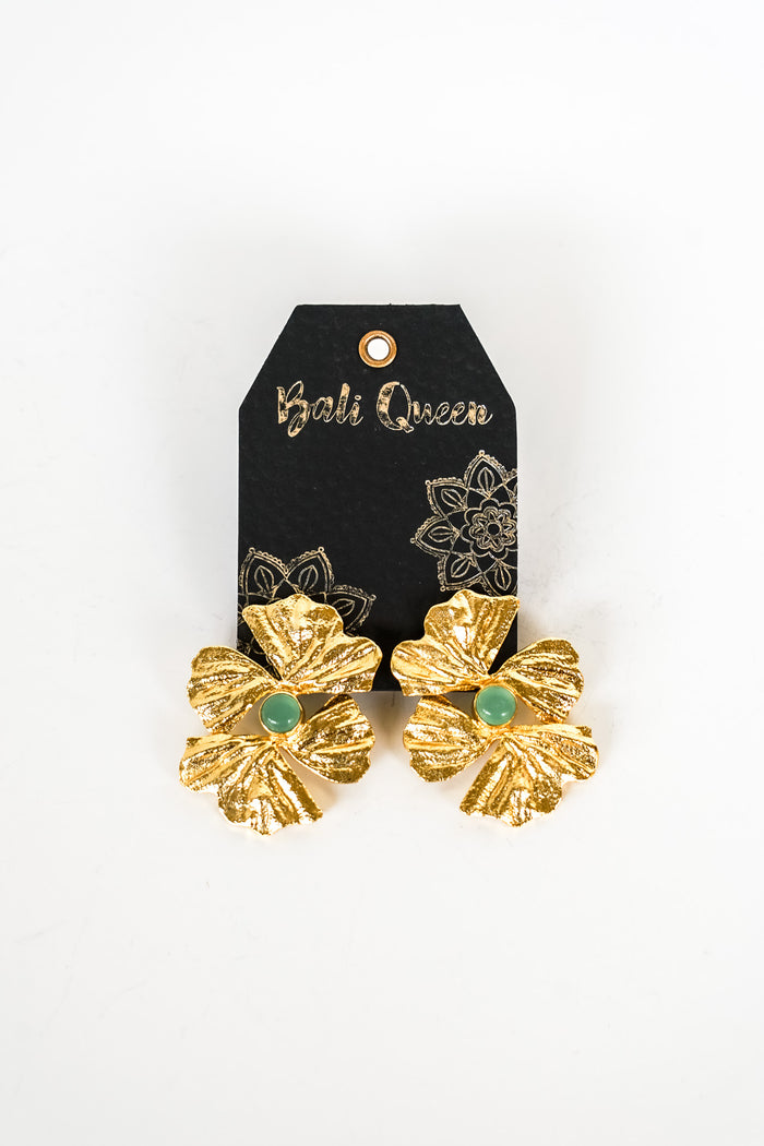 Dasha Marigold Bloom Studs | Shop Bali Queen