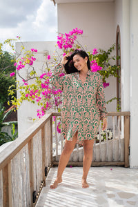 Verona Button Shirt Dress