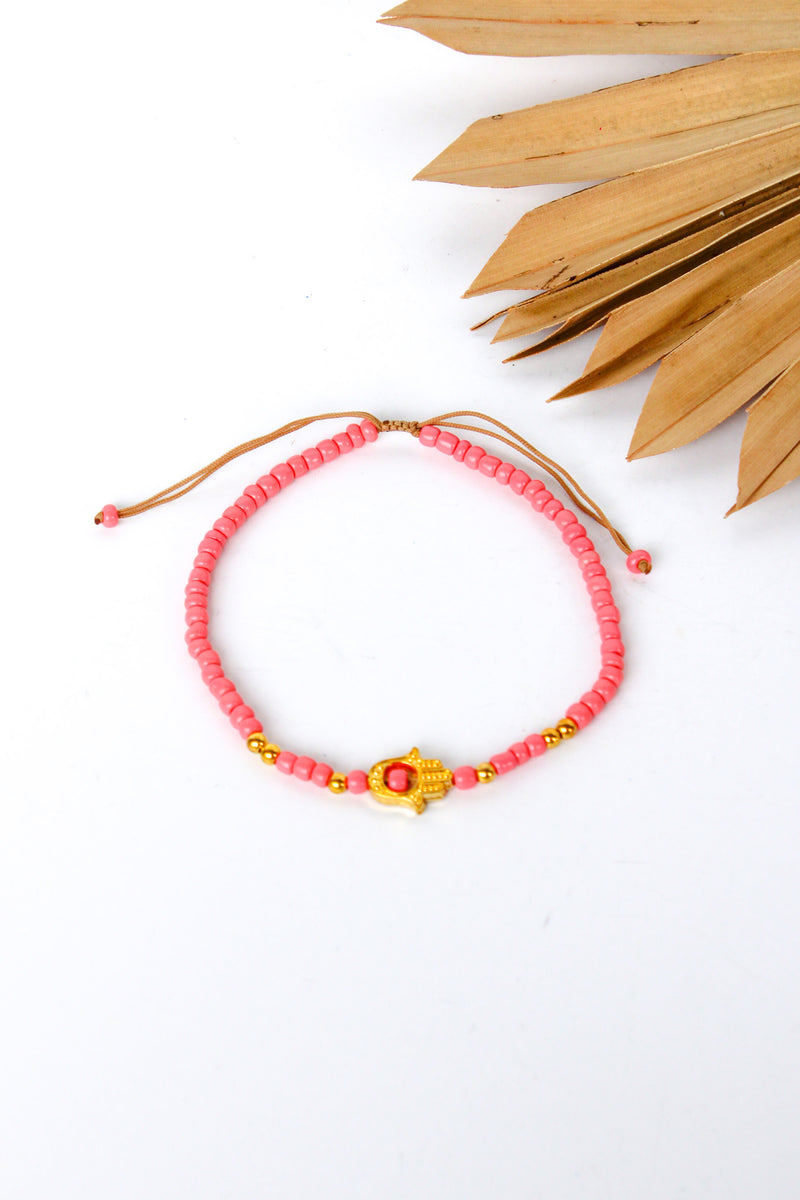 Under the Sun Open Hamsa Anklet